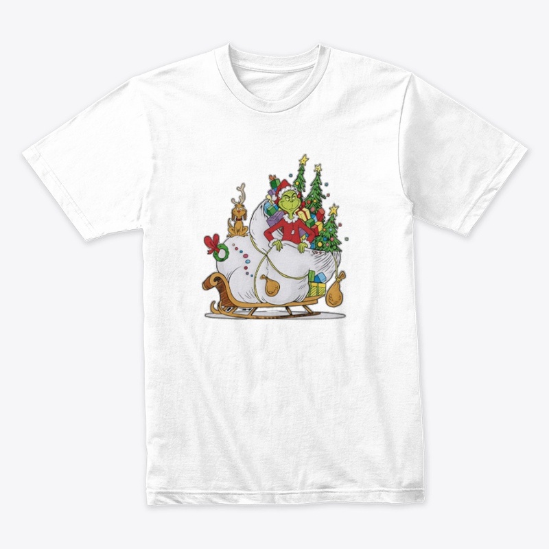 Mean One Christmas Sleigh Max Gift Tee