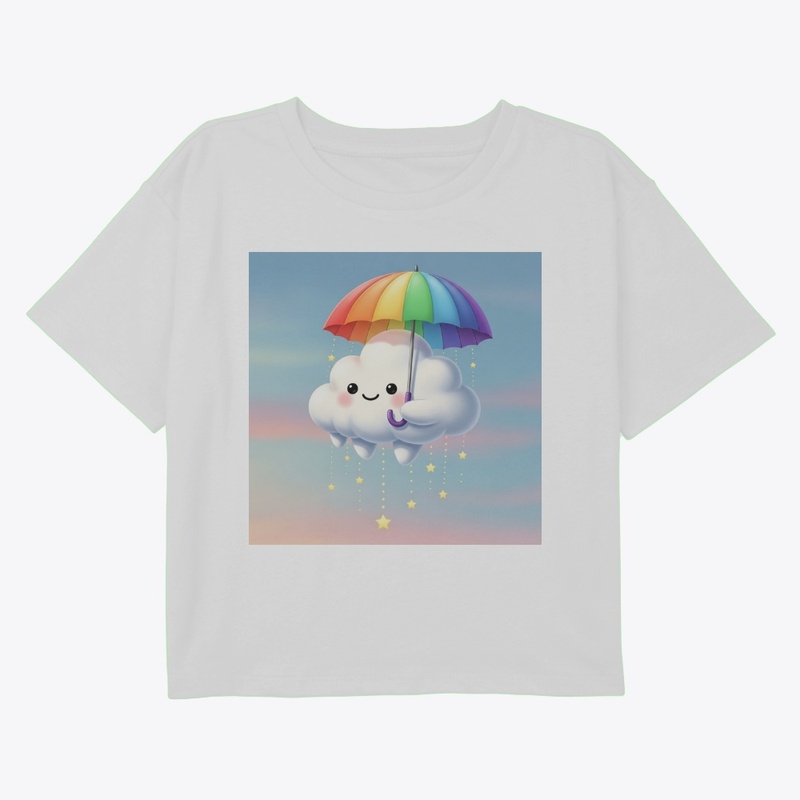 Cute Cloud &amp; Rainbow Umbrella