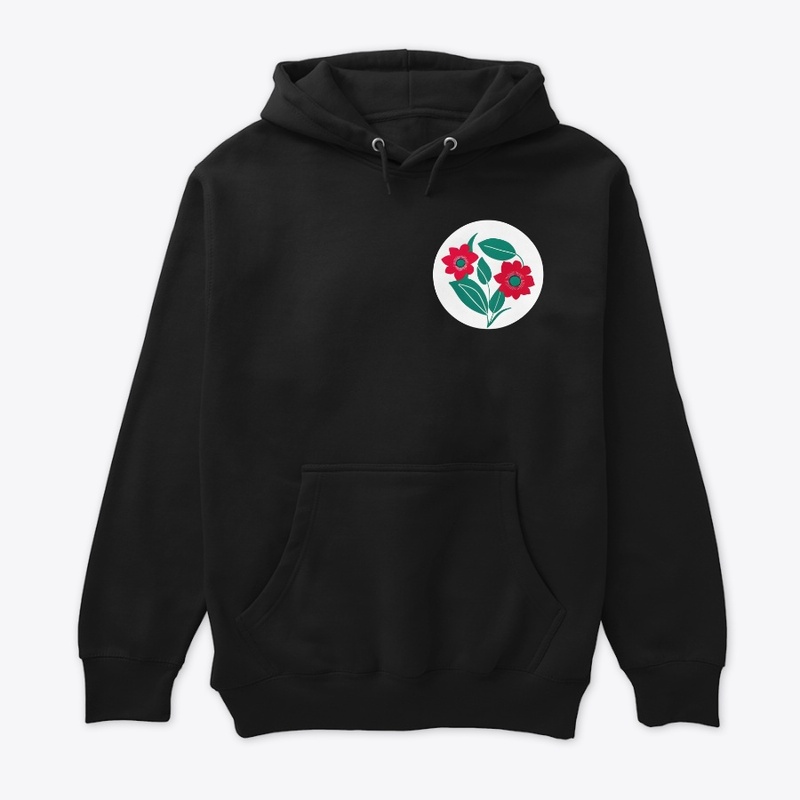 2Flowers In White Circle