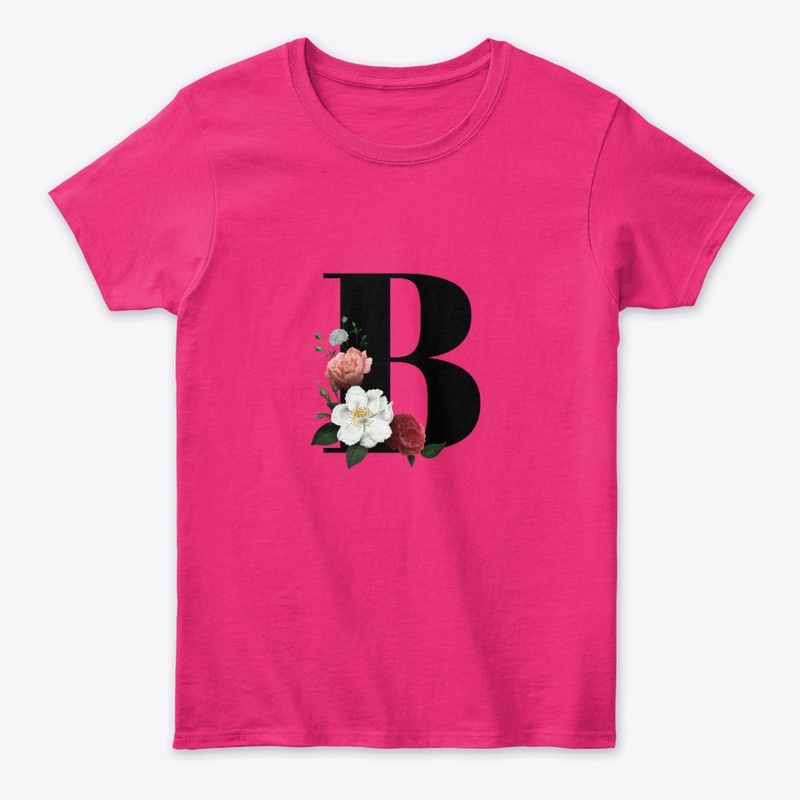 Floral Letter B