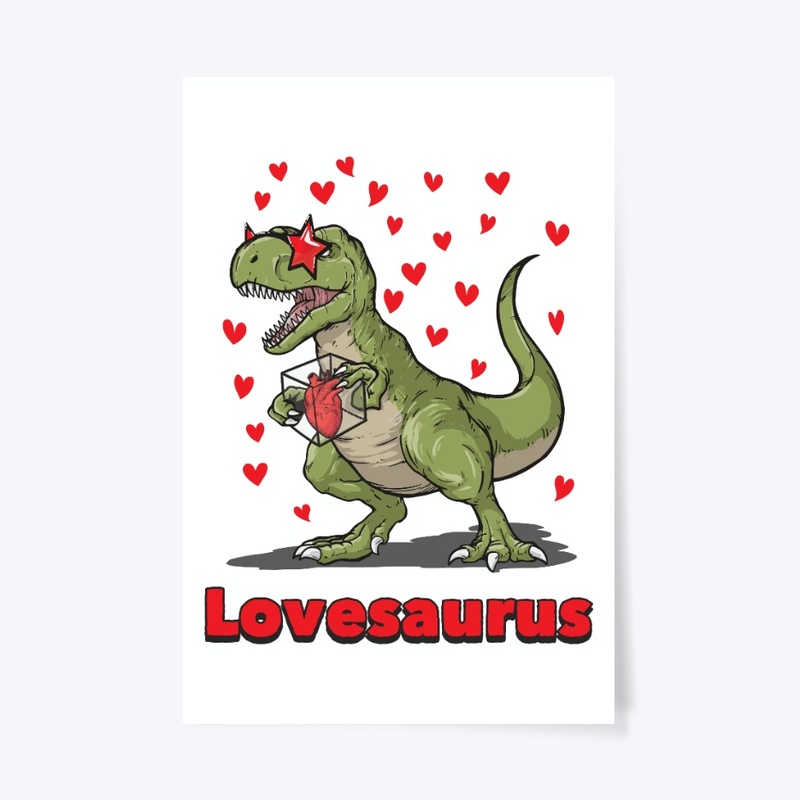 Lovesaurus Dinosaur Valentines Day Gift