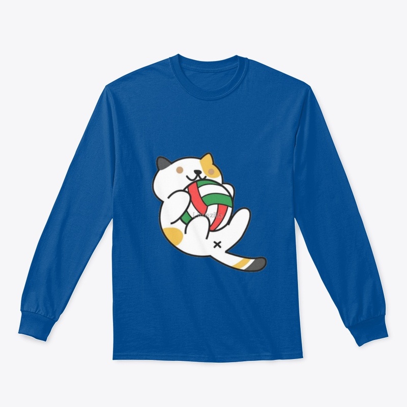 Cat Printed Long Sleeve T-shirtBuy🛍️Now