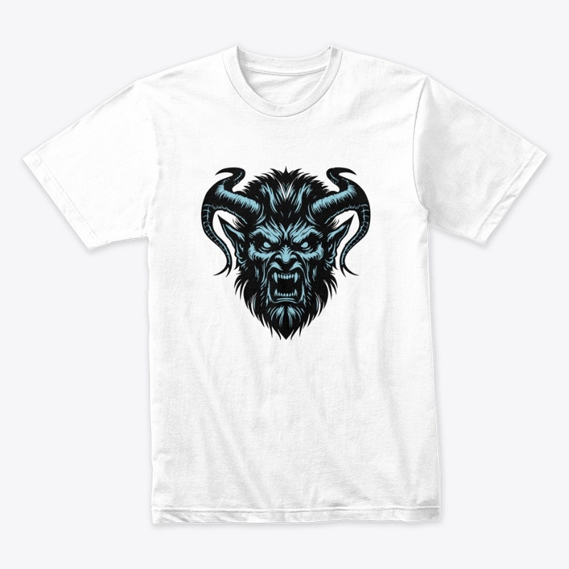 Bold and Intense Devil Head Graphic