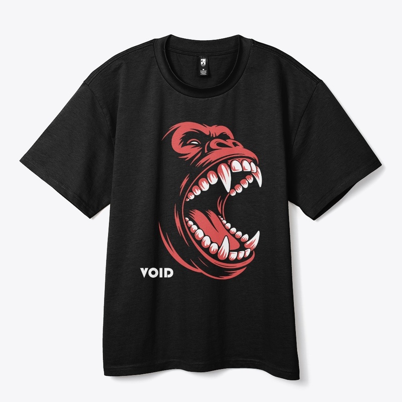 Void Roaring Gorilla Graphic Design