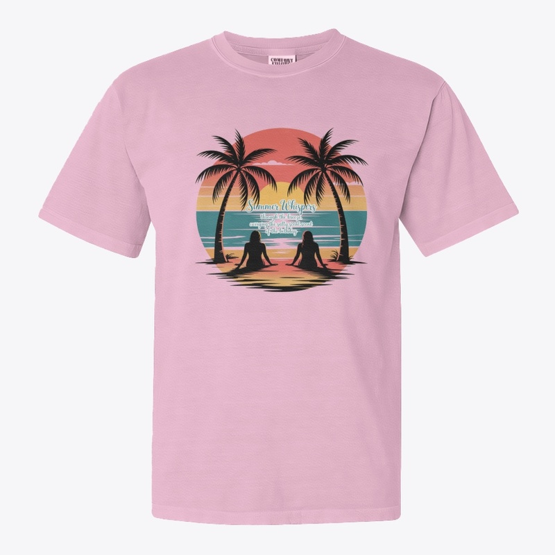 Sunset Beach, California Surf Tee