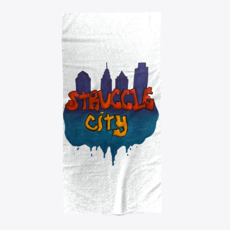 Struggle City Beach Towel
