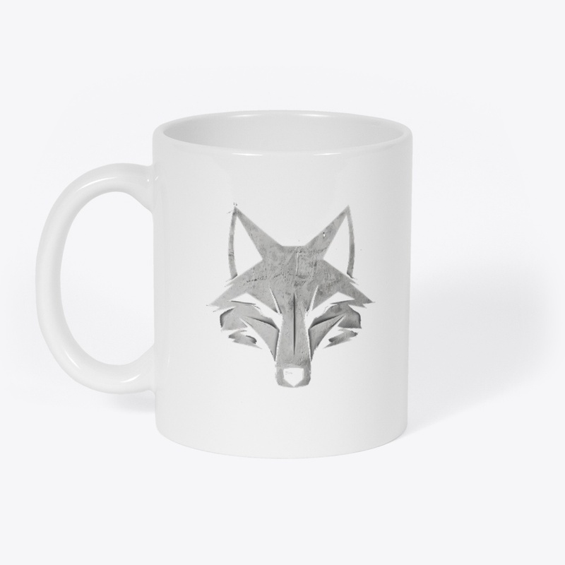 Minimalist Geometric Fox Art