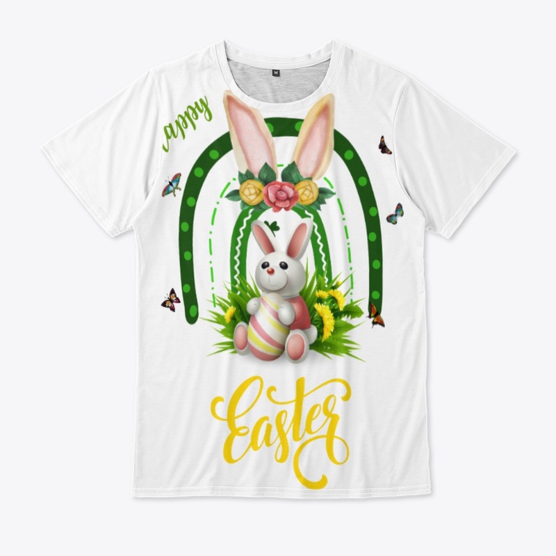 Minimalist Easter Tee: Hoppy Vibes!