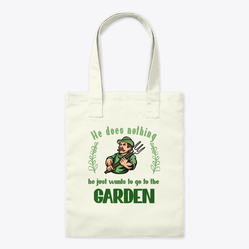 Gardener just wants to go to the garden.