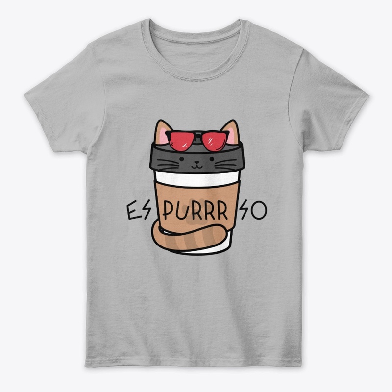 NaDora's Es-Purr-so Tee/ Long sleeve tee