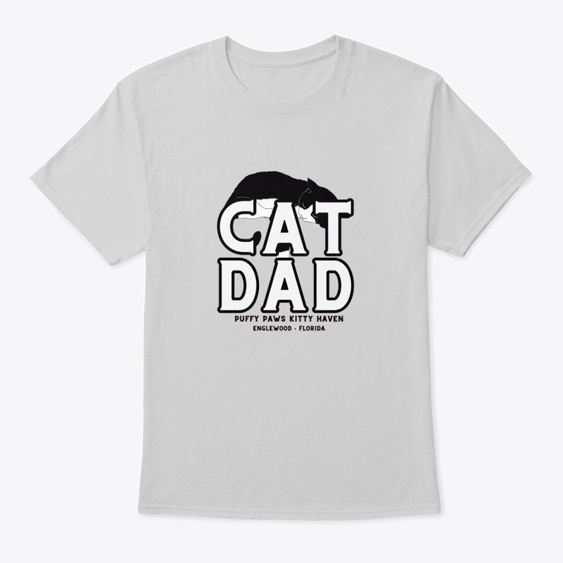 Cat Dad - Black and White