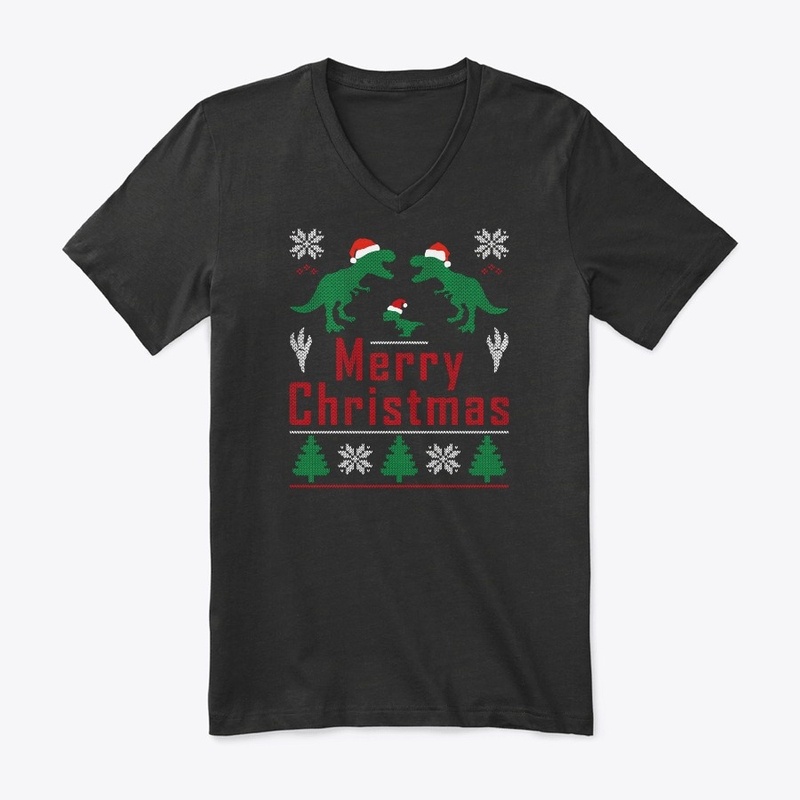 Christmas Dinosaur Rex Pajamas Men Boys 