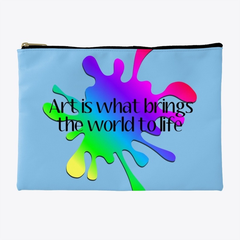 Art Brings the World to life pouch
