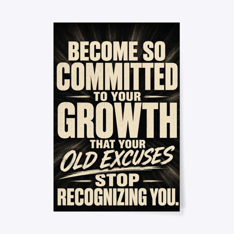 Committed to Growth Wall Art