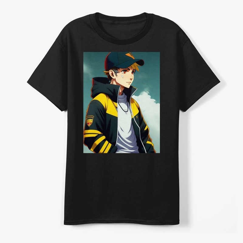 ANIME BOY WITH CAP