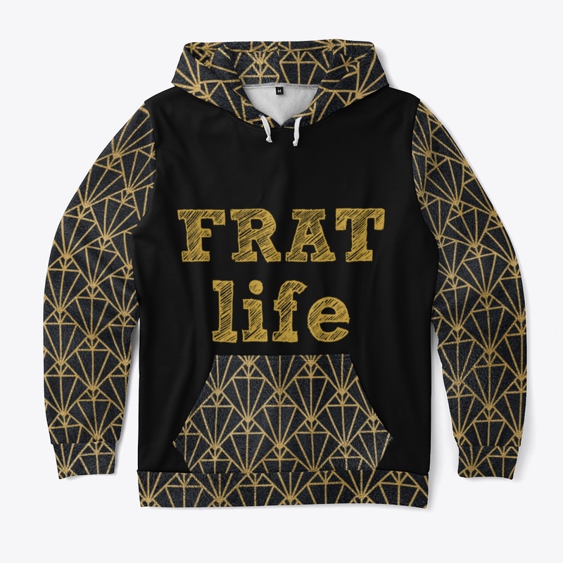 Black and Gold Diamond FRAT life