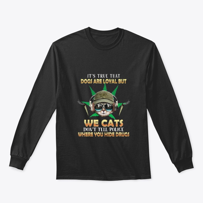 Funny Cat Shirt Kitty Weed Marijuana