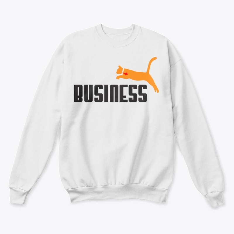 Business Cat Jumping