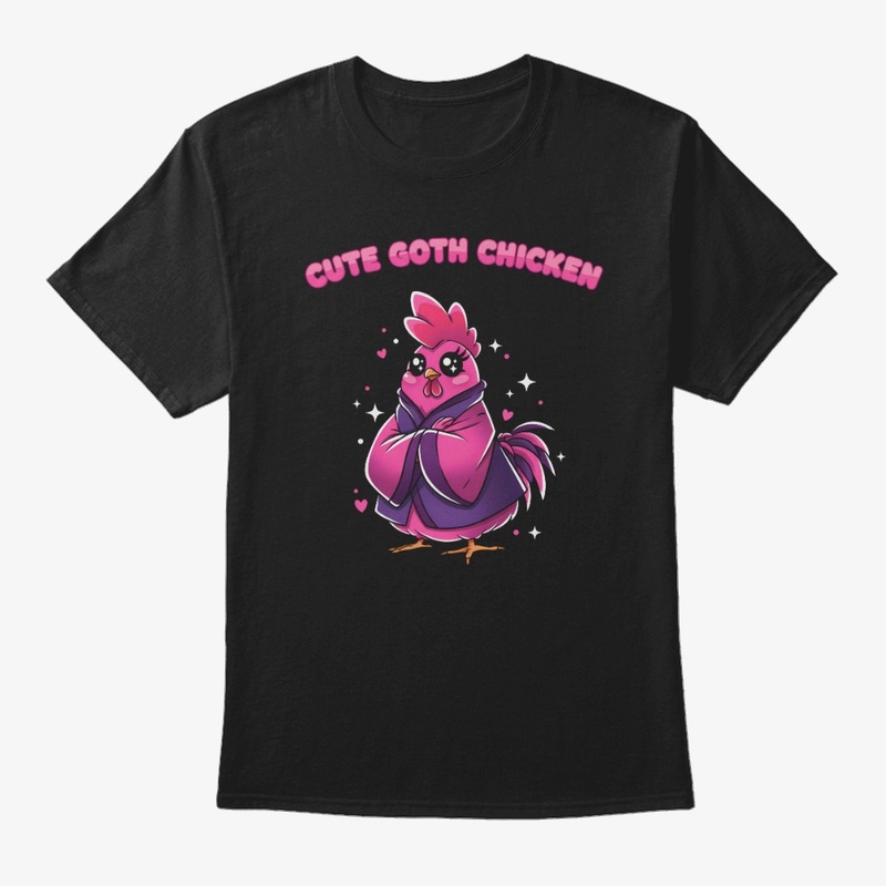 Chicken of Sass in Cute Goth Style