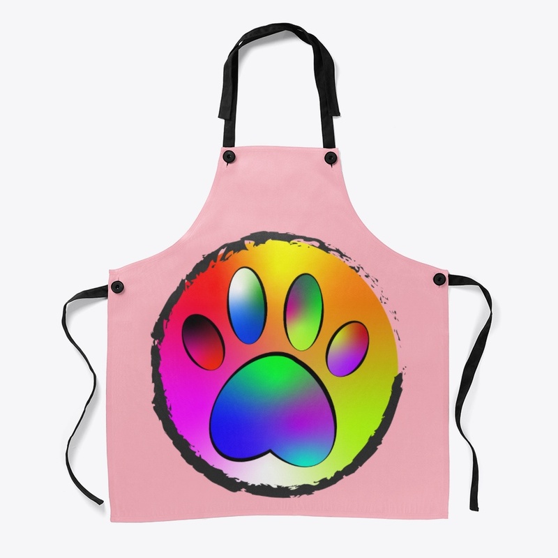 Rainbow Paw print