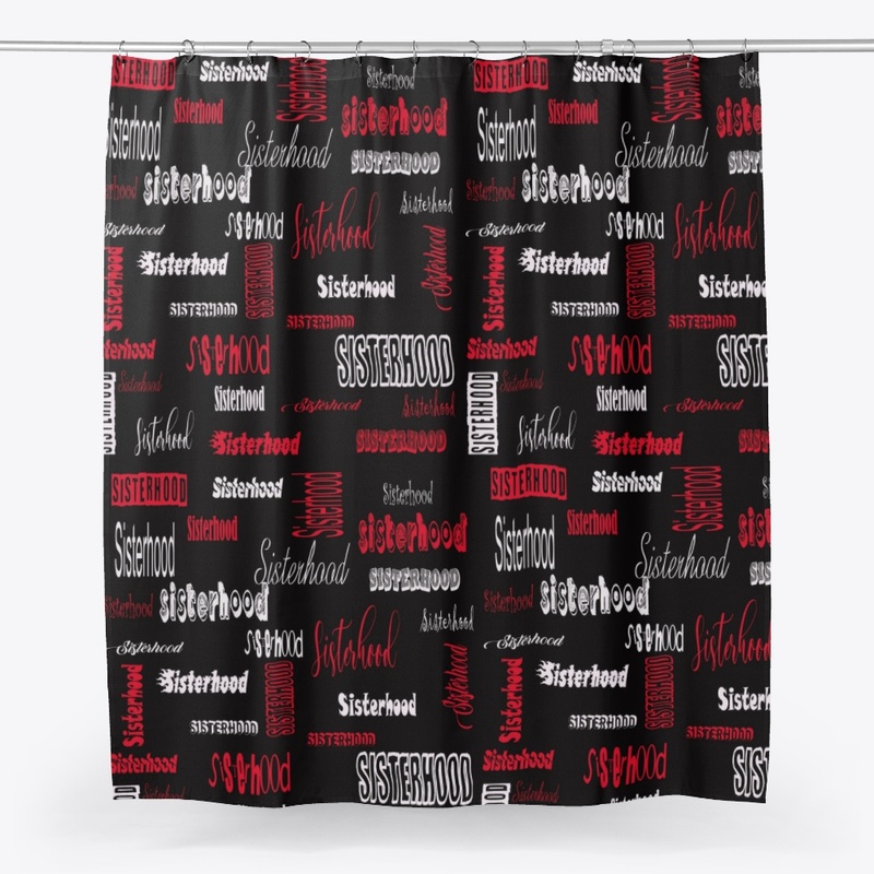 Red, Black and White Sisterhood Design 