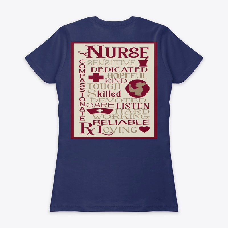 Nurse Typography Stencil Reusable