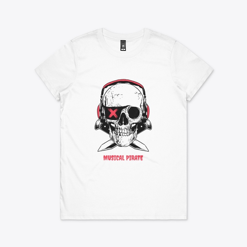 Musical Pirate T Shirt and Accessories