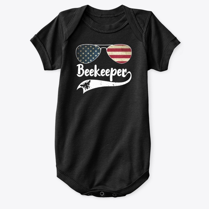 Bee keeper 4th of July US flag Beekeeper