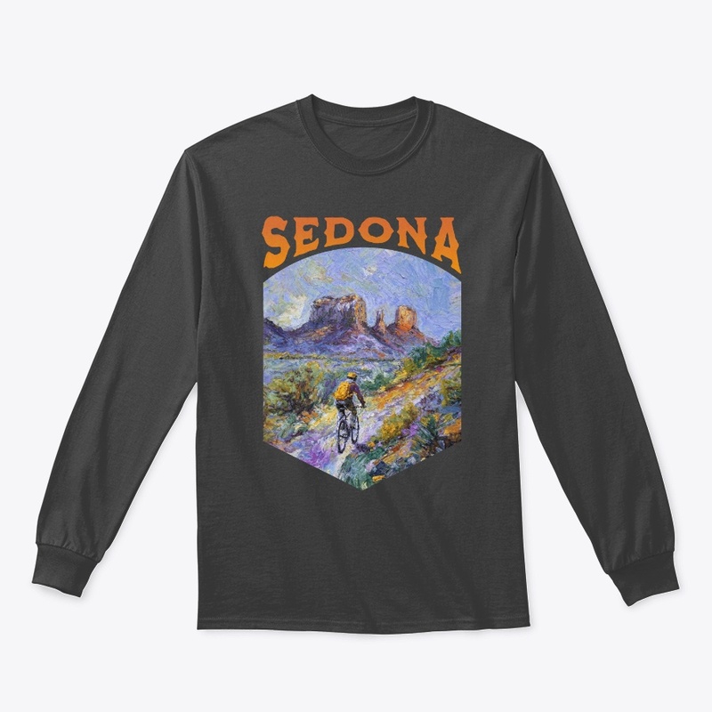 Sedona Mountain Biking Artwork