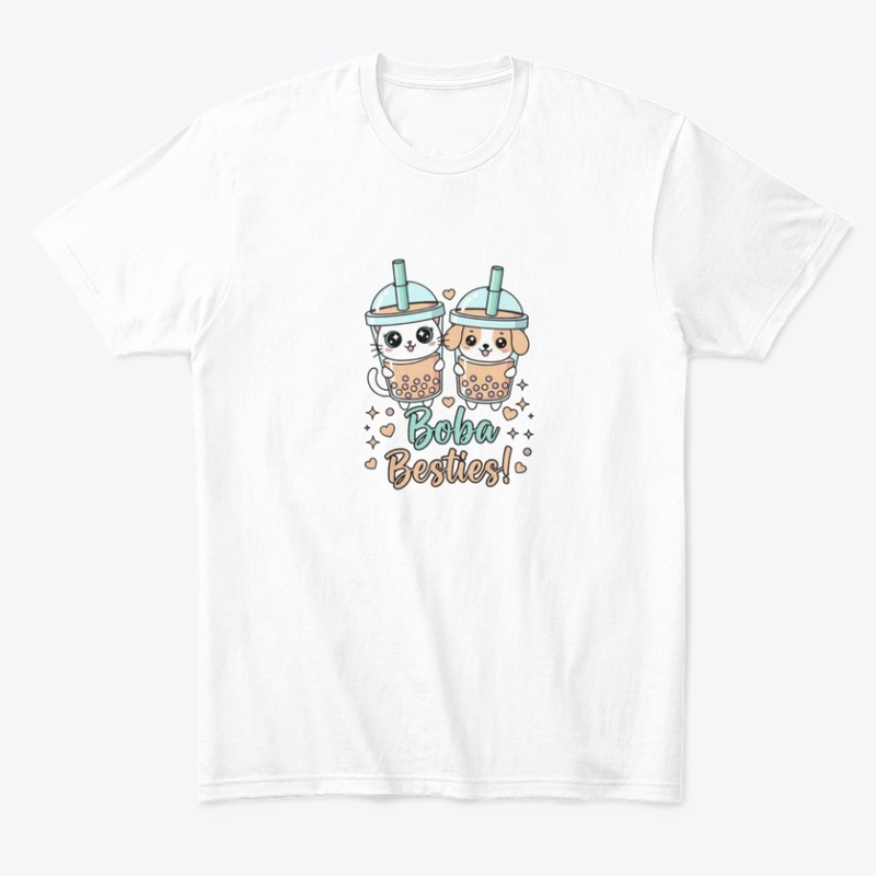 Boba Besties Milo & Bo Cute Kawaii Tee