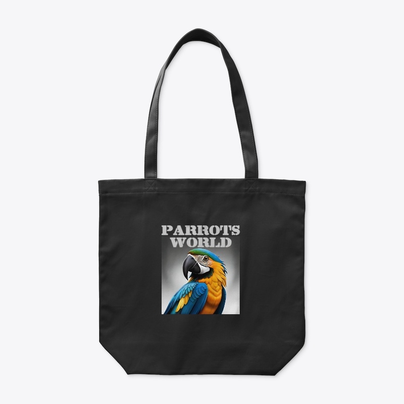 Cartoon Blue & Gold Macaw Parrot