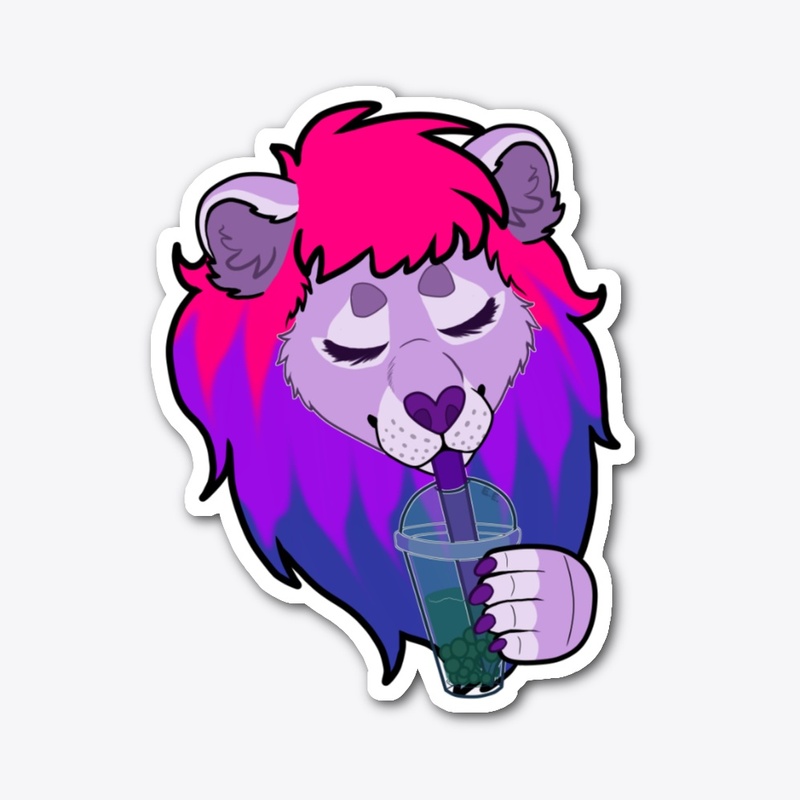Bubble Tea Pride Lion (Bisexual)