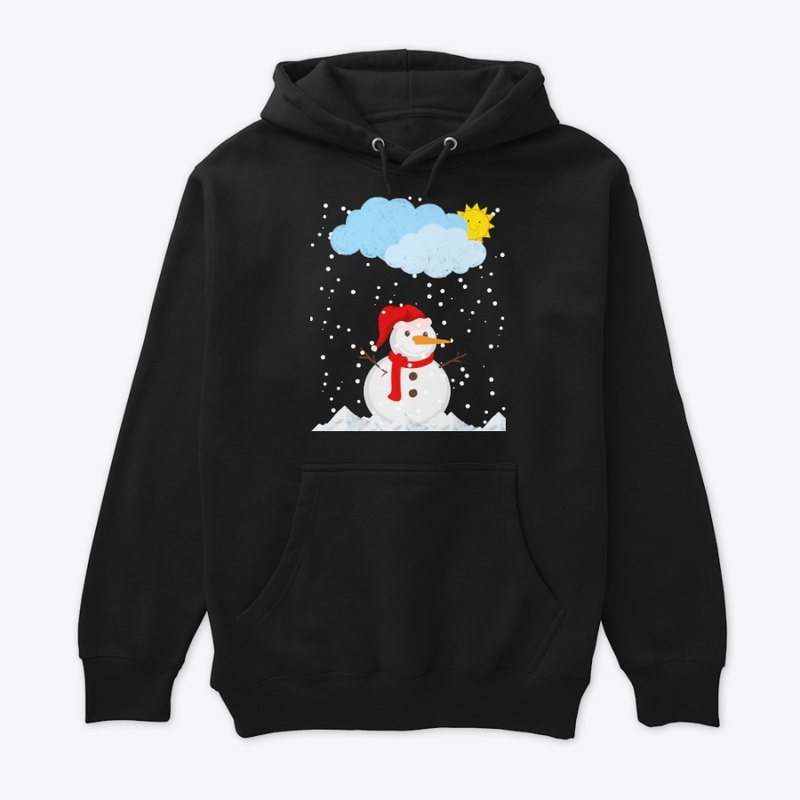 Snowman in the sunshine