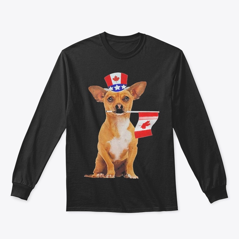 Canadian Flag Maple Leaf Chihuahua