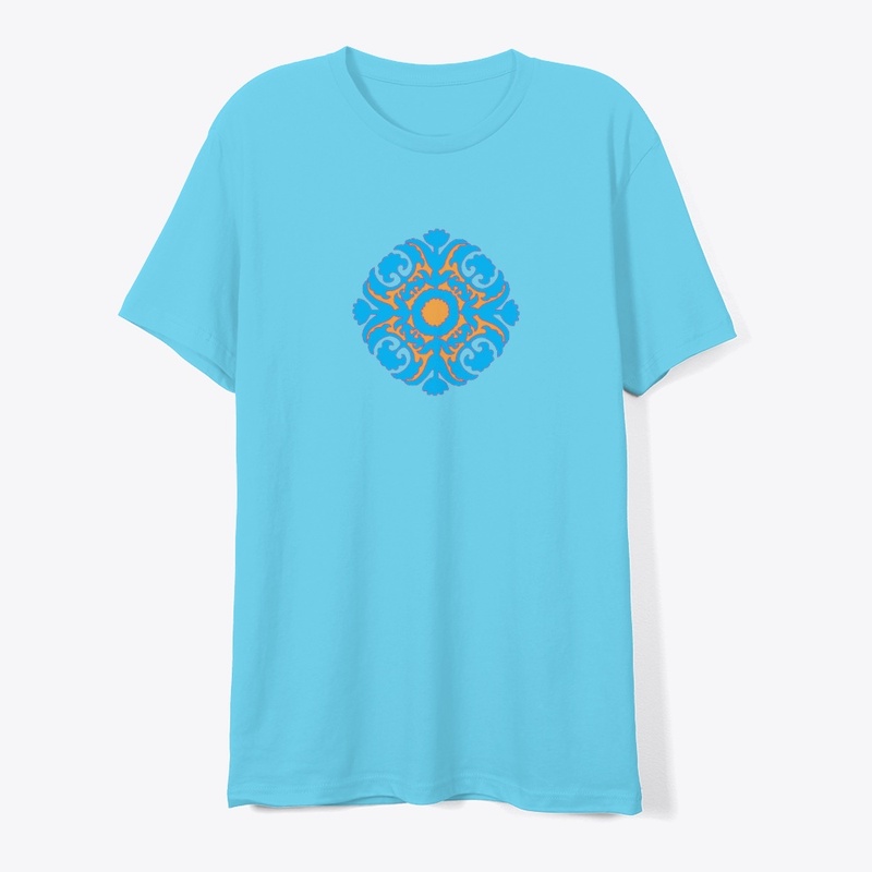 Tangerine And Turquoise