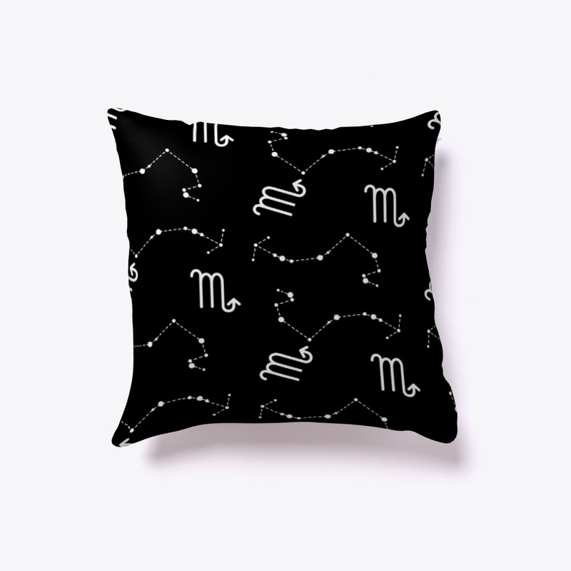 Scorpio Constellation Pillow