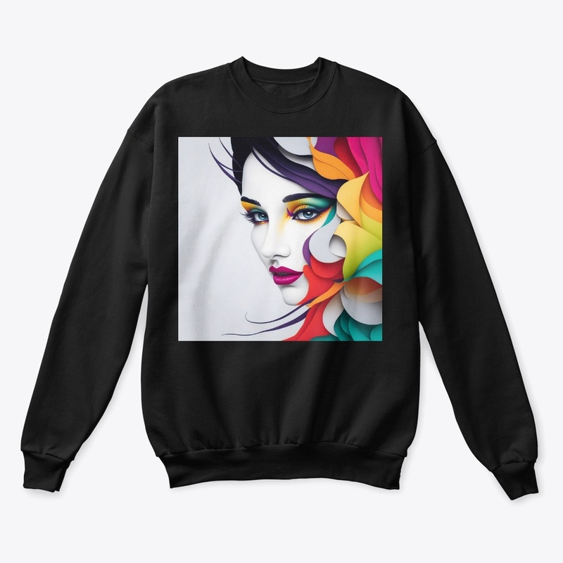 Colorful women art multicolor