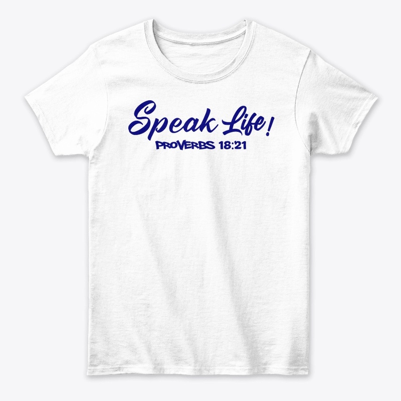 Speak Life!(Navy Blue Ink)