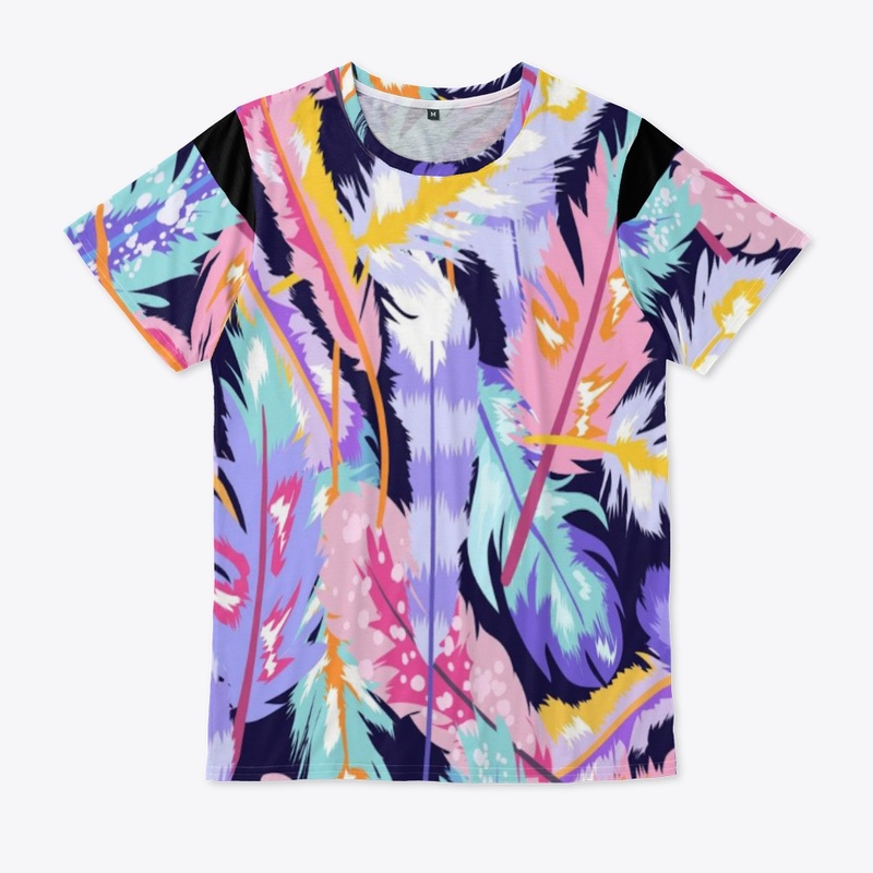  Boho Feather Pattern Design