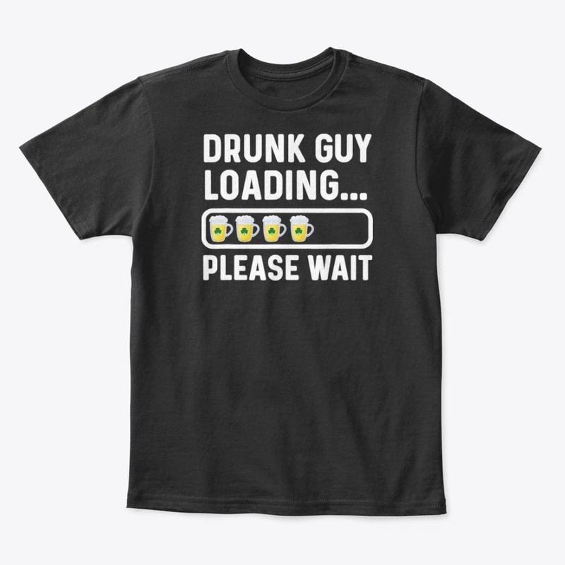 Drunk Guy St Patricks Day Drinking Match