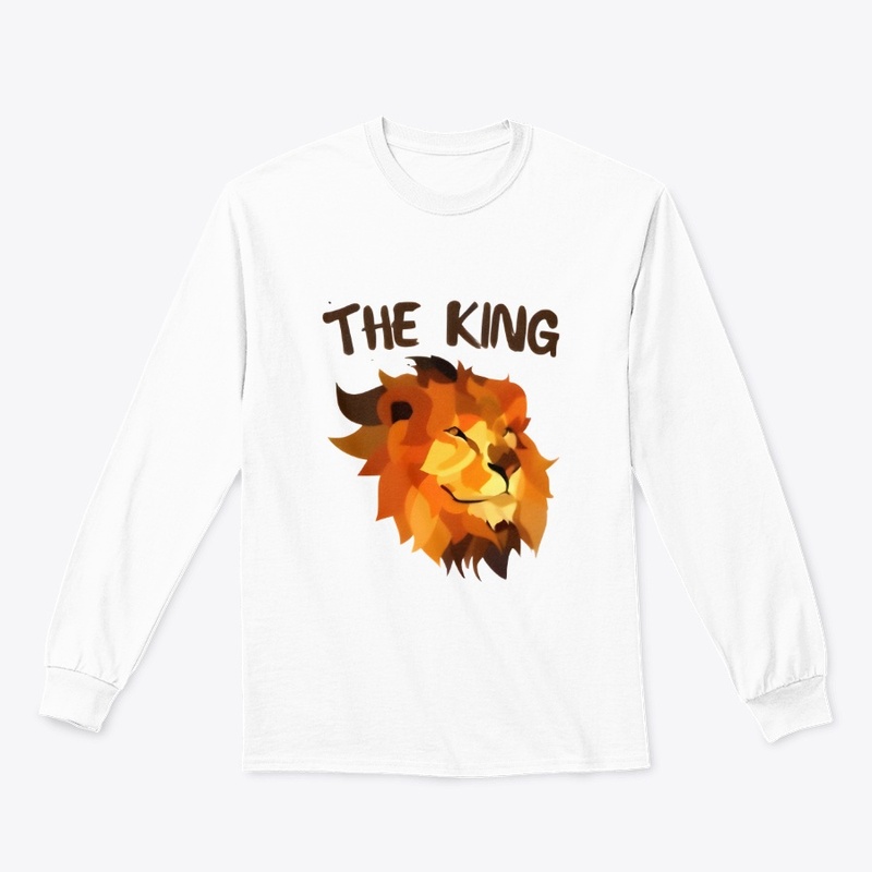 "The King" Lion" Lion Graphic T-Shirt
