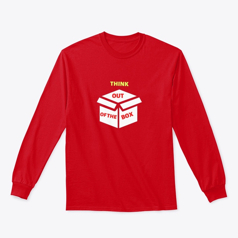 THINK OUT OF THE BOX,LONG SLEEVE TEE