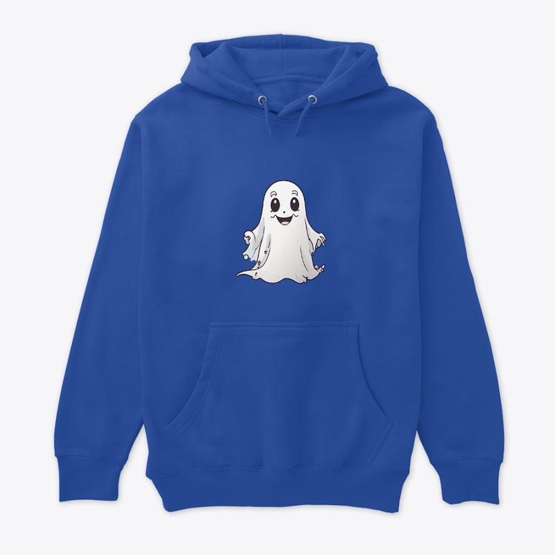 Cute little ghost with unsettling