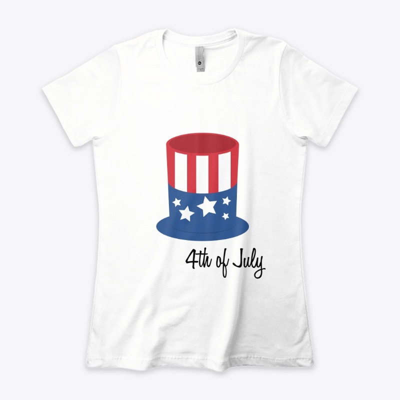 Uncle Sam hat 4th of July Tee
