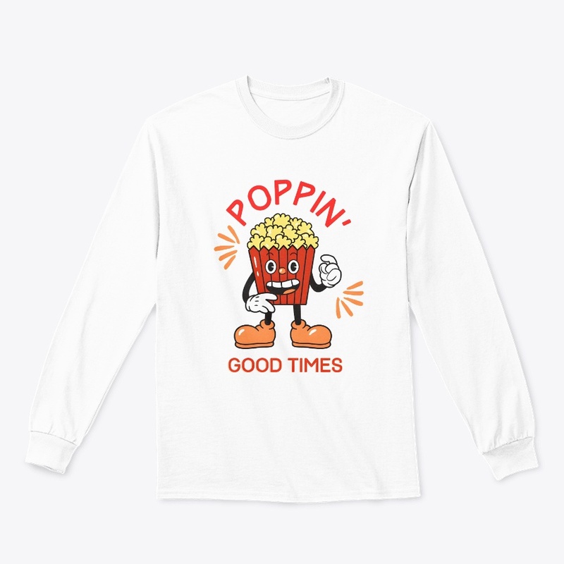 Popcorn foodie design Printed