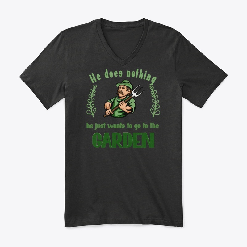 Gardener just wants to go to the garden.