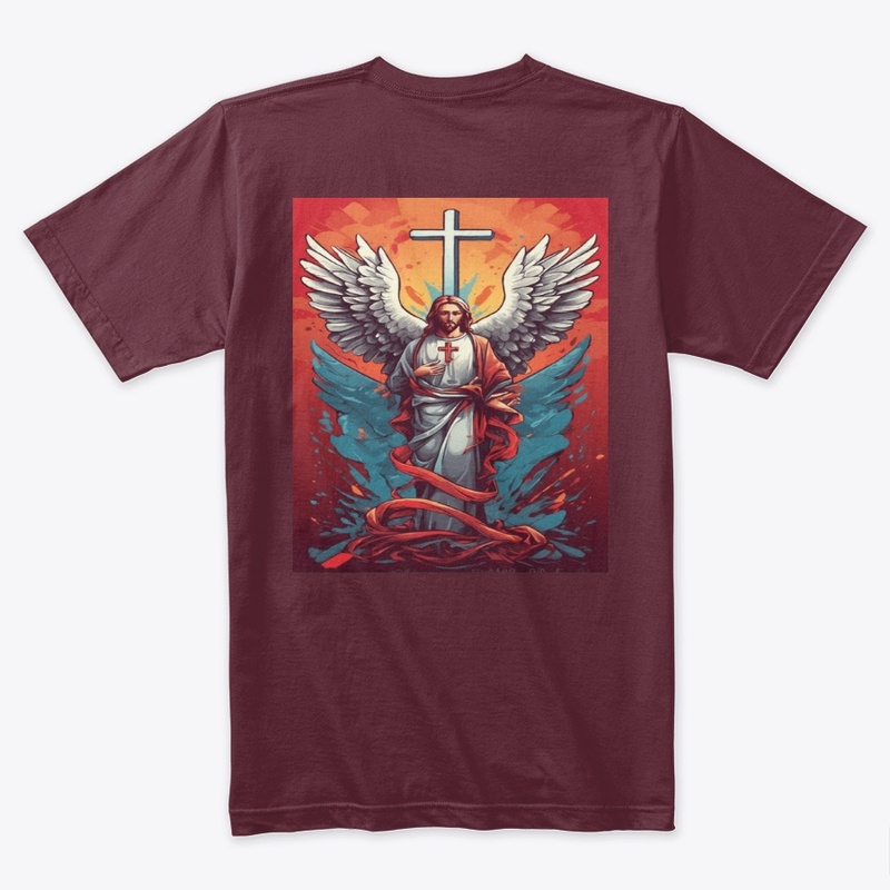 Cross with the holy spirit t-shirt
