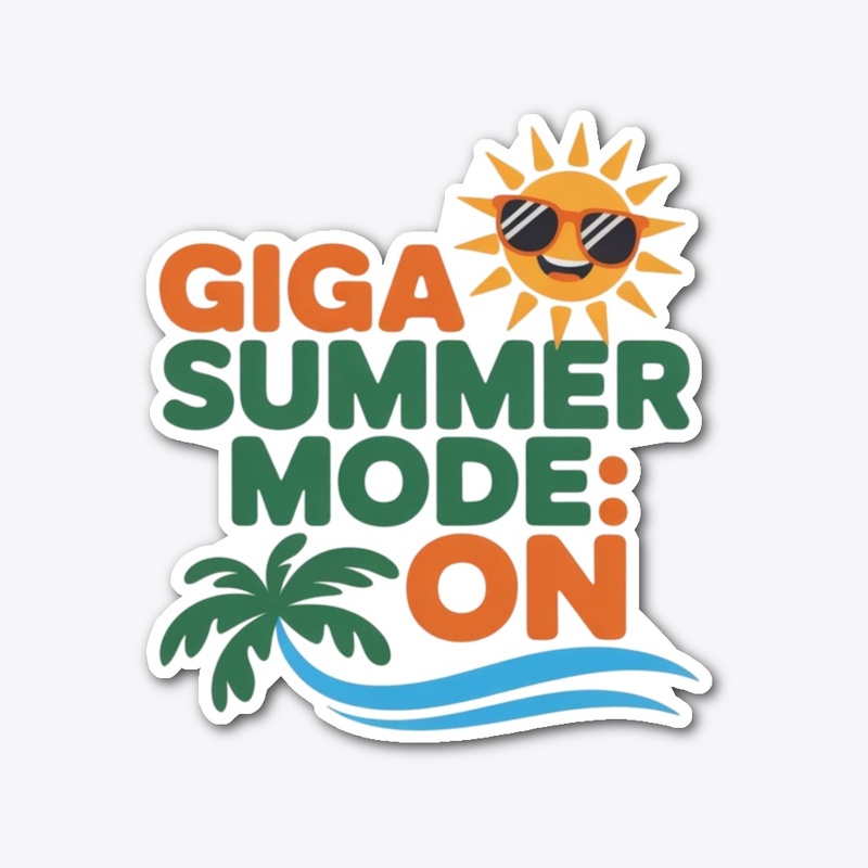 GIGA Summer Mode Funny Tee