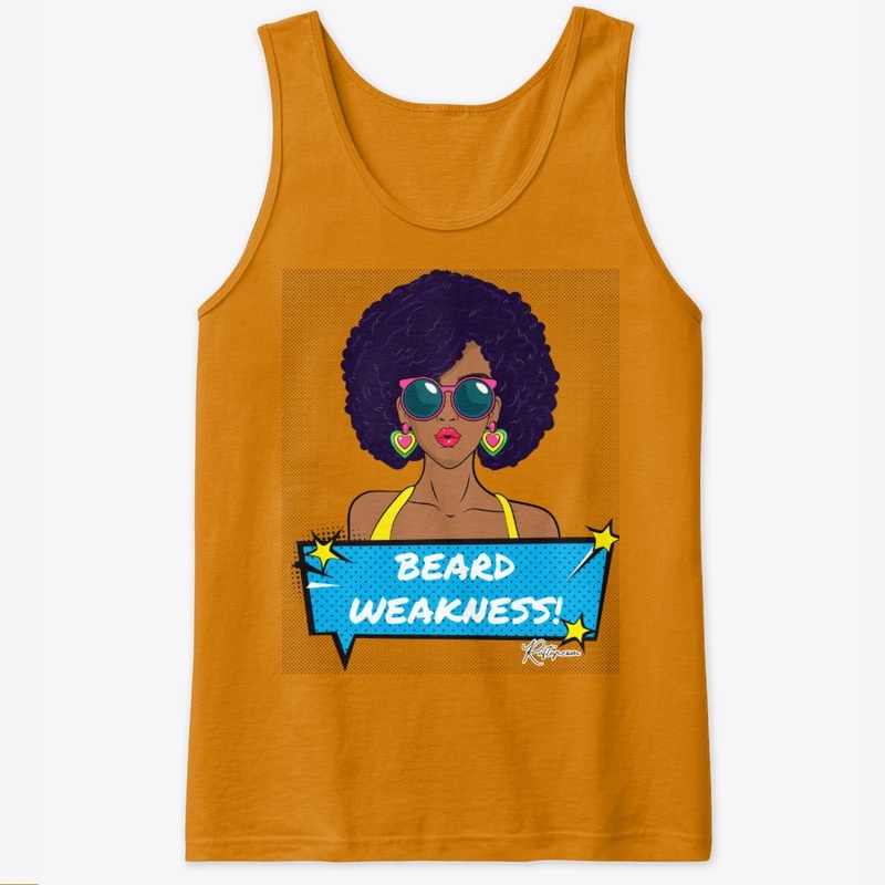 Beard Weakness Pop Art Afro Woman