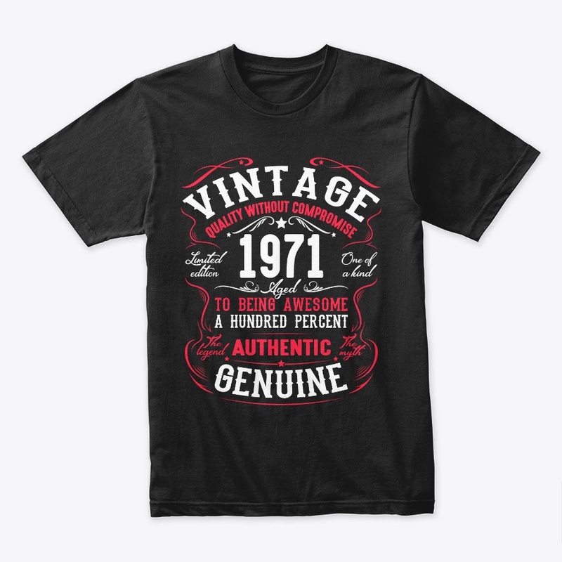 Vintage 1971 birthday Gift ideas